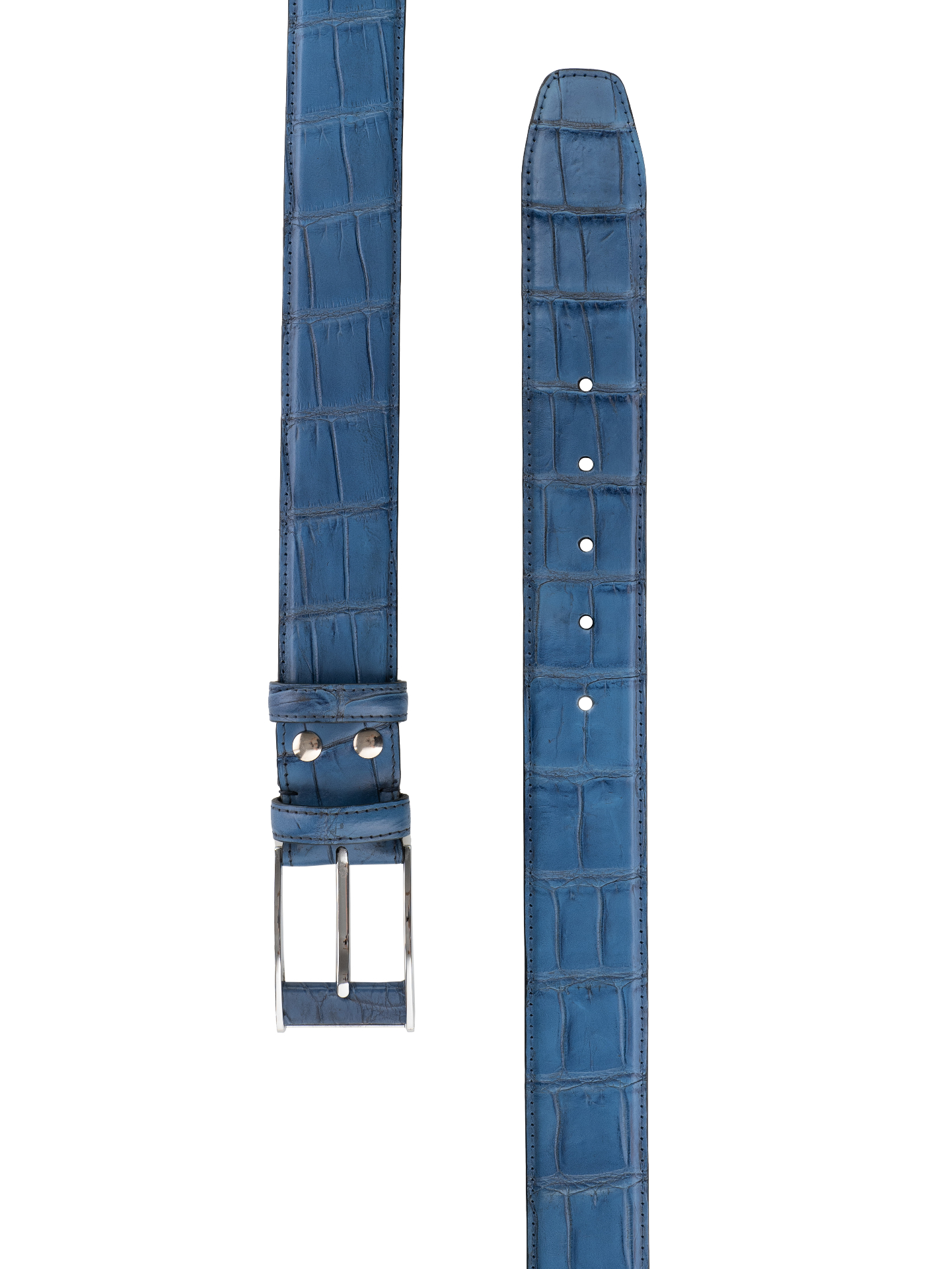 Azure Crocodile Belt view 3