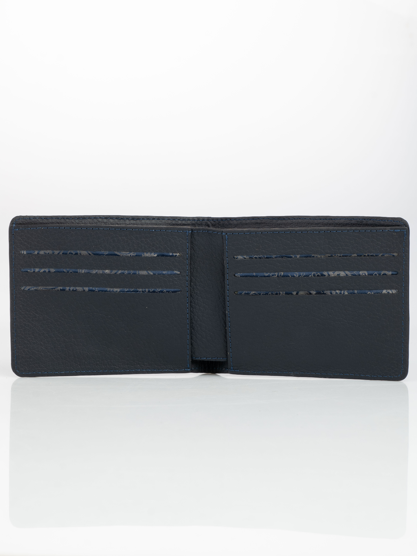 Navy Bifold Wallet view 3