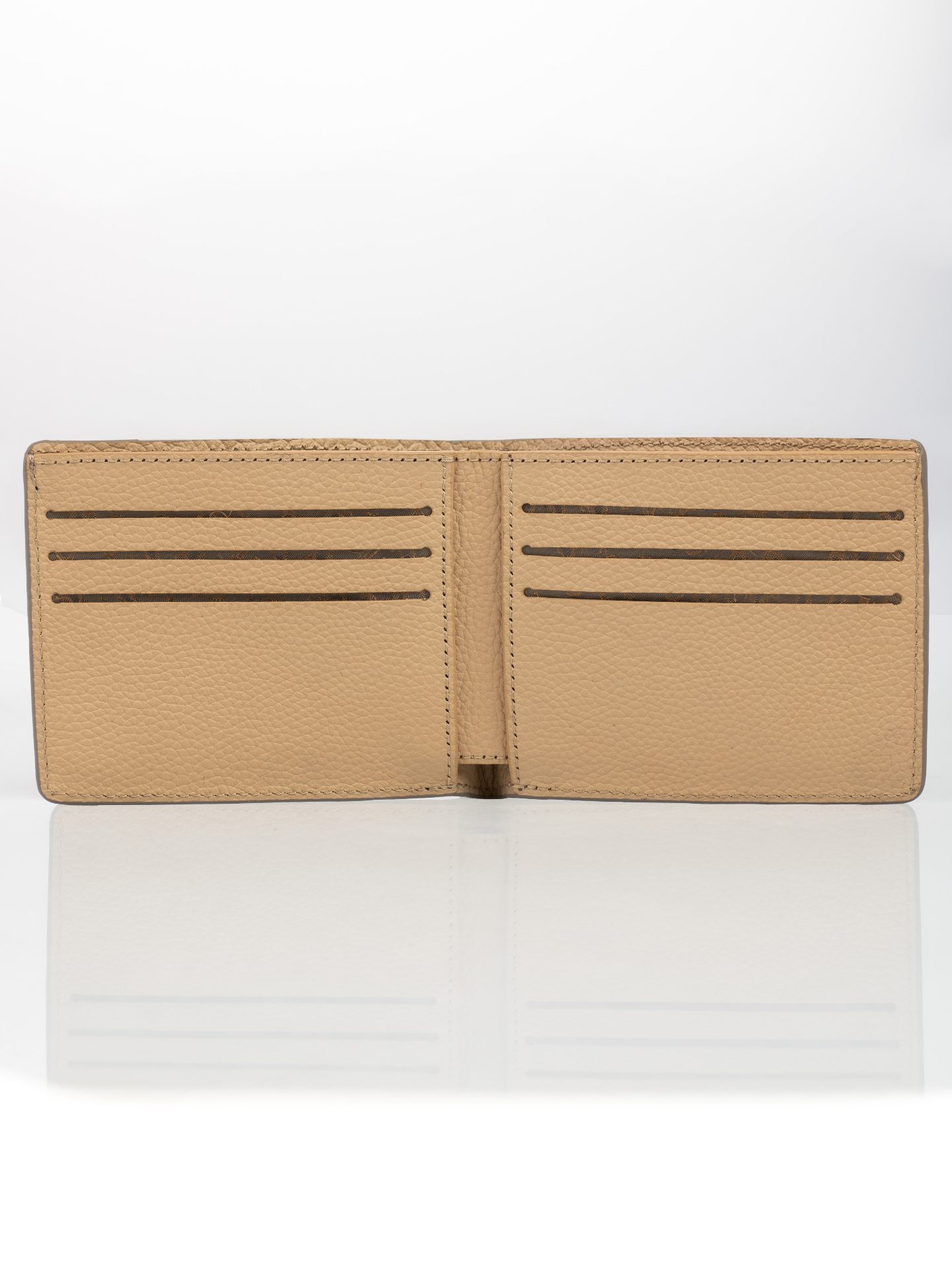 Taupe Bifold Wallet view 3