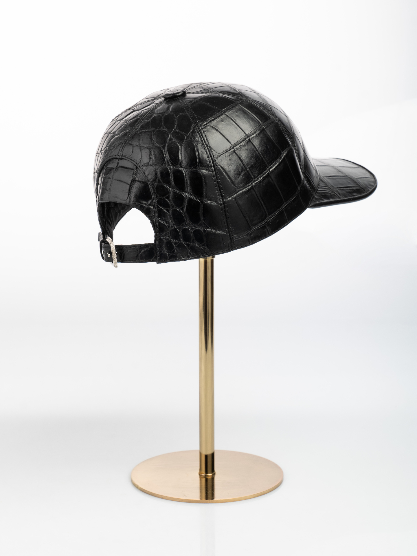 Noir Full Crocodile Cap - alternate view
