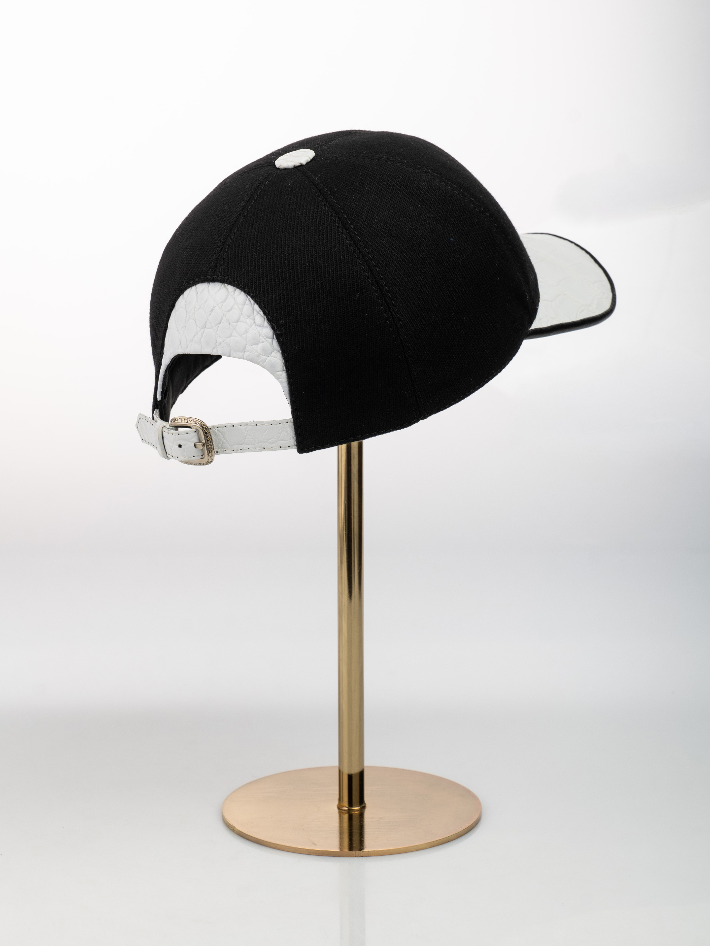Two-Tone Denim & Crocodile Cap - alternate view