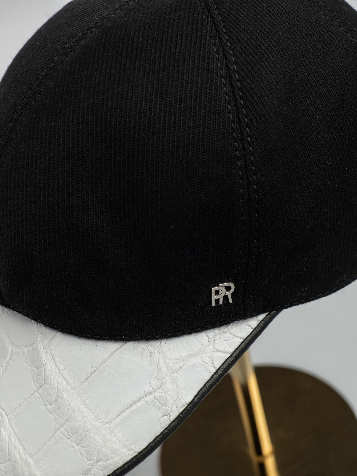 Two-Tone Denim & Crocodile Cap view 3