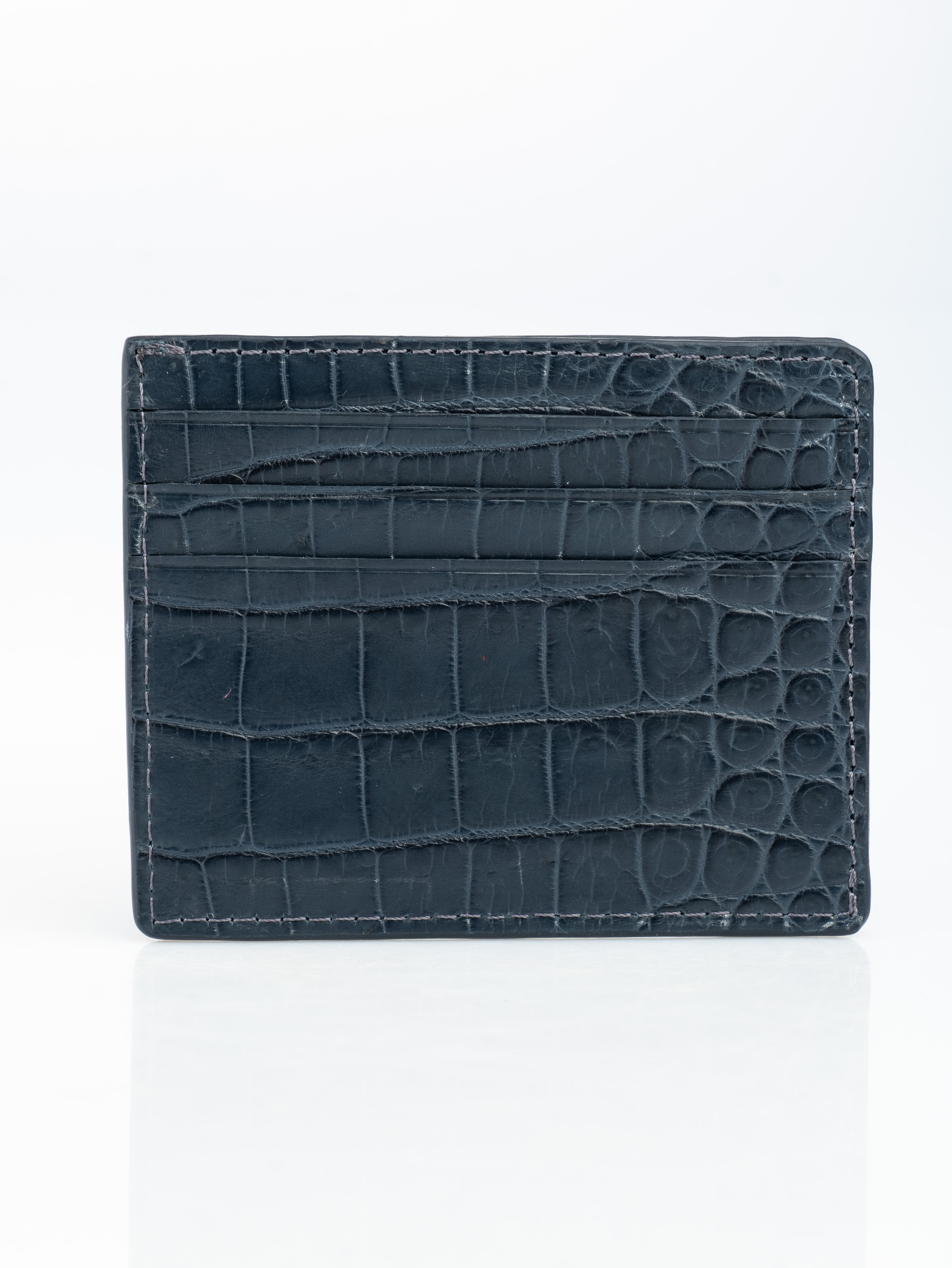 Navy Card Holder - alternate view