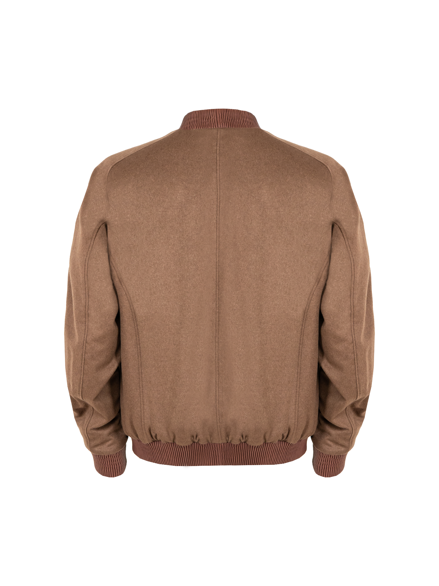 The Cognac Cashmere Bomber view 2