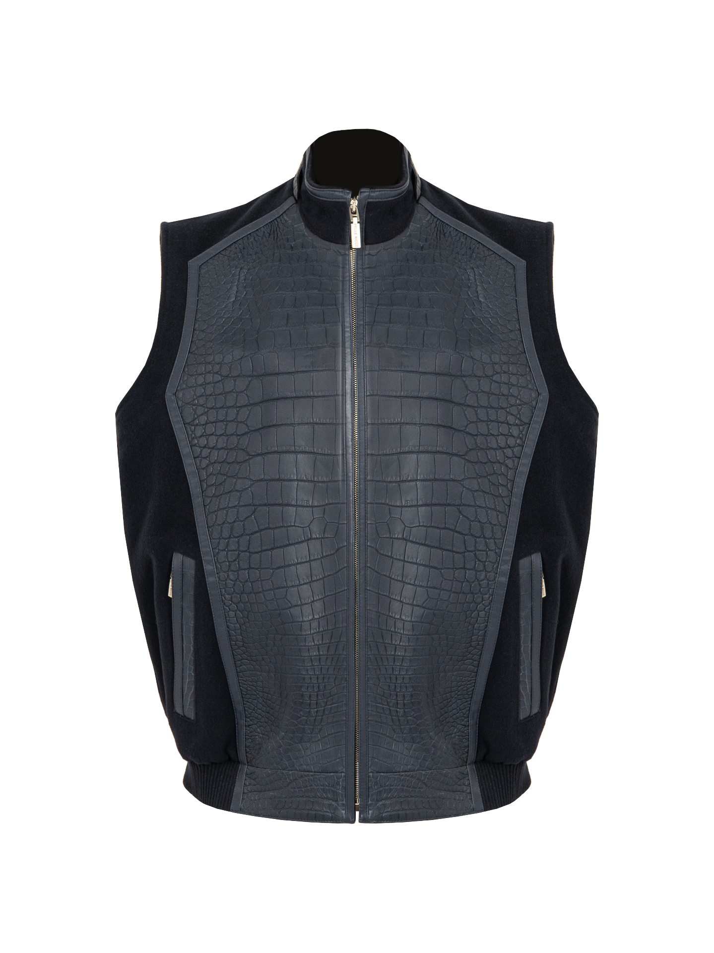 Noir Crocodile Vest