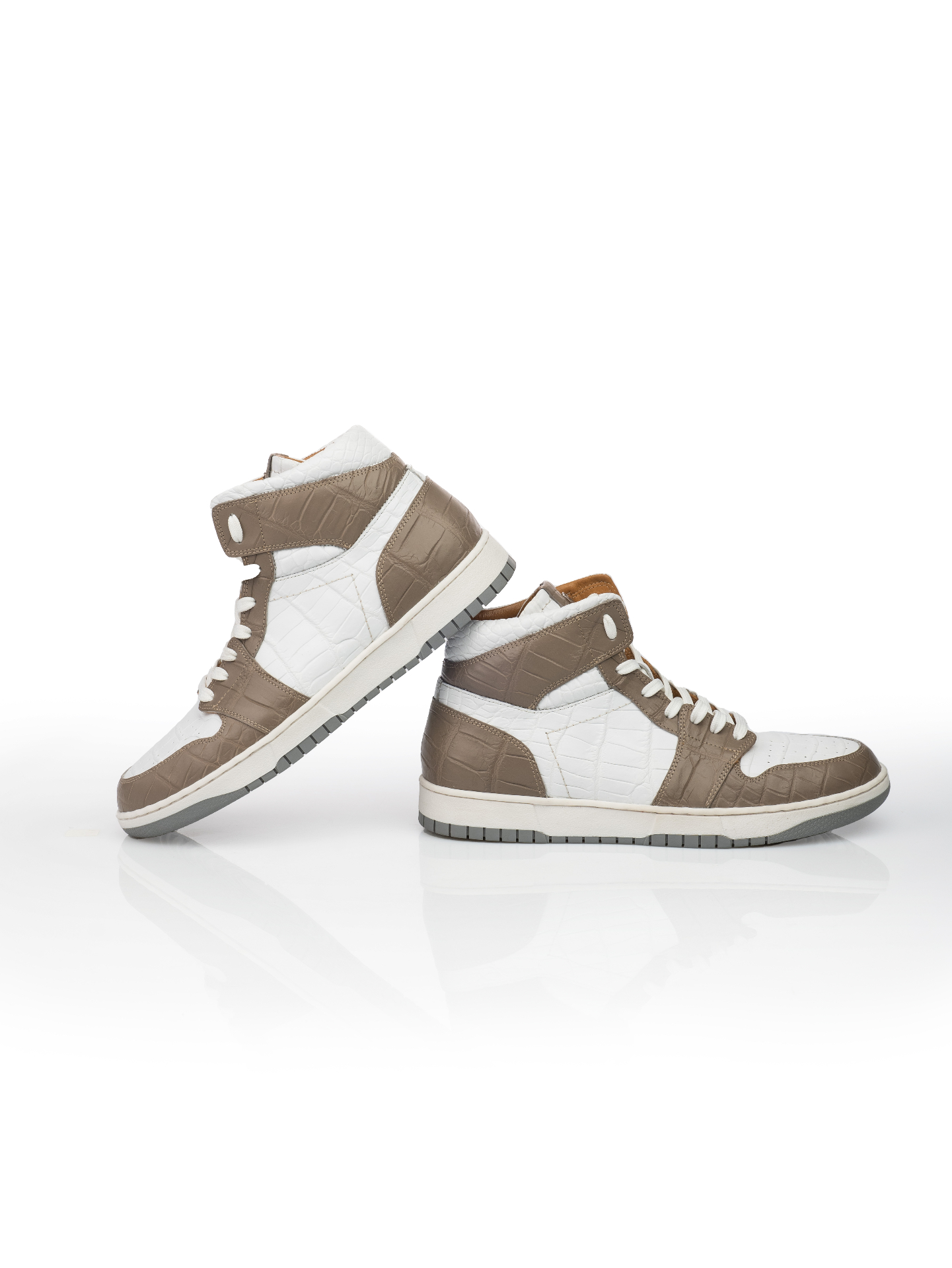 Taupe High-Top view 2