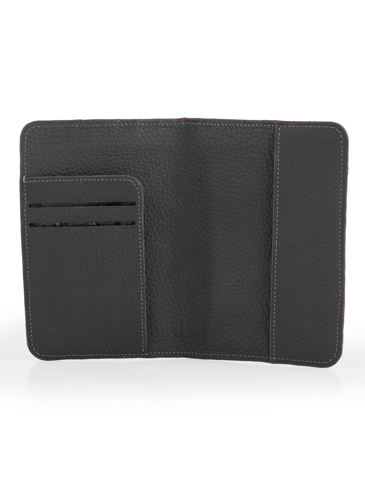 Taupe Passport Holder view 3