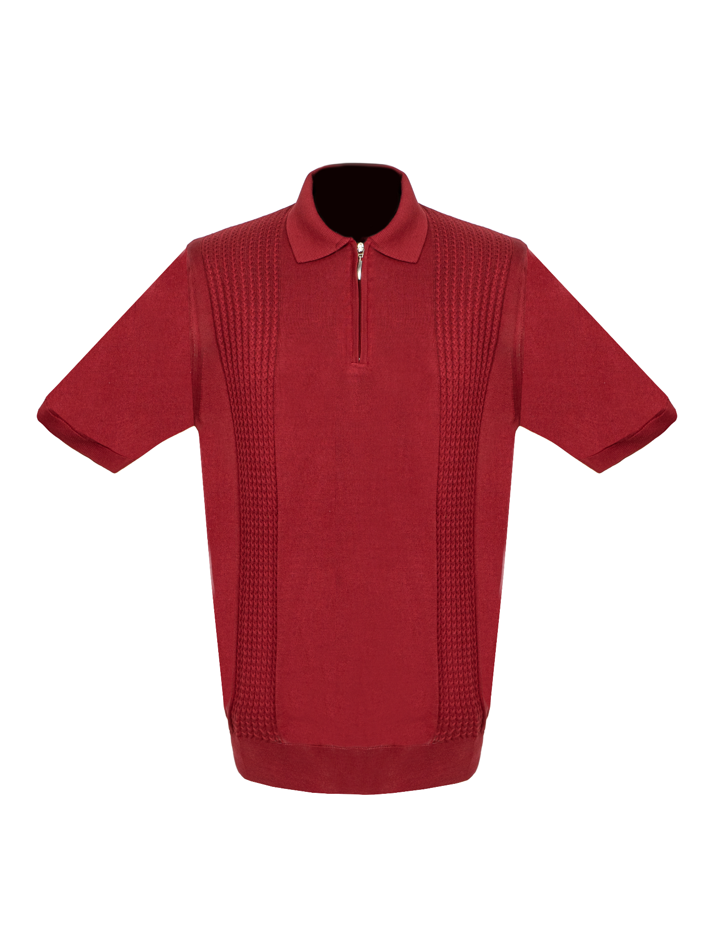 Heritage Piqué Polo - Burgundy