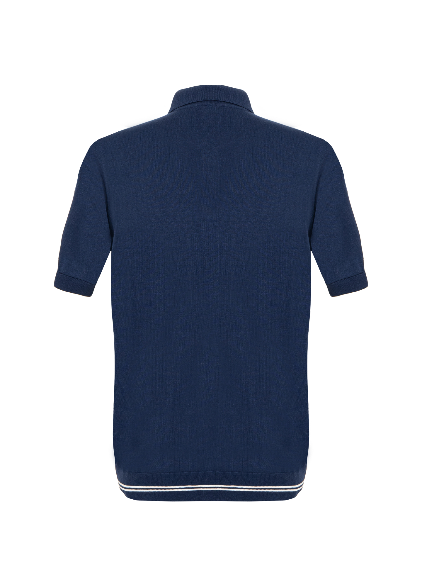 Navy Zip Polo - alternate view